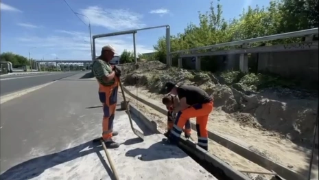 На Рпенском проезде во Владимире установят тактильные плитки и водоотводы