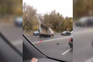 В Юрьевце «ГАЗель» разворотило после ДТП с легковушкой