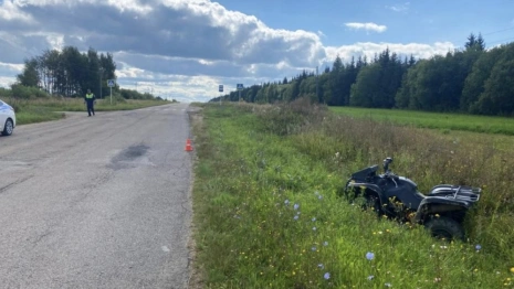 В Юрьев-Польском 15-летняя девочка улетела в кювет на мотовездеходе