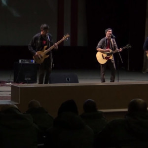 Во Владимирской области рокеры спели для мобилизованных перед отправкой