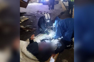 На Южном объезде Владимира столкнулись 4 фуры