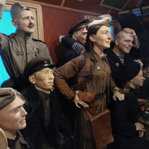 Появилось видео из остановившегося во Владимире «Поезда Победы»