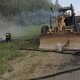 На южном обходе Владимира сгорел трактор
