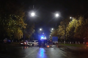 Во Владимире столкнулись такси и две легковушки