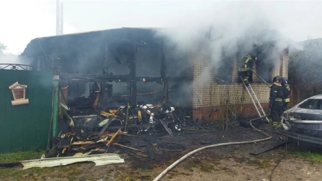 Во Владимирской области на пожаре пострадали трое человек