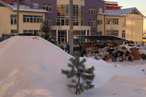 Жители Владимира пожаловались на горы мусора во дворах