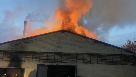 В Кольчугино произошел пожар на производстве