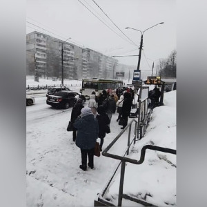 Жители Владимира утром штурмовали автобусы