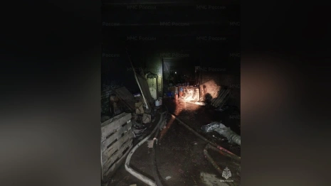 В Киржаче сгорел склад лакокрасочных изделий