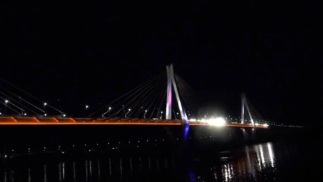 Ко Дню семьи, любви и верности второй муромский мост получил ночную подсветку
