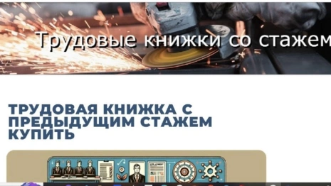 В Киржаче заблокировали 6 сайтов по продаже заполненных трудовых книжек