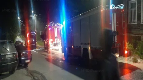 В центре Владимира на пожаре спасли человека