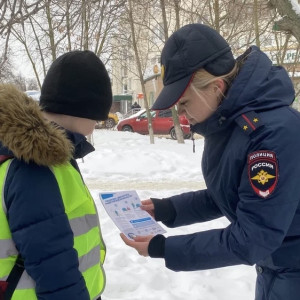 Полицейские «подсветили» юных пешеходов во Владимире