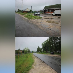 В деревне под Гусь-Хрустальным дорогу отремонтируют комплексно