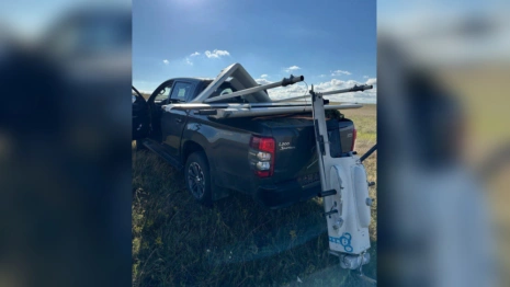 Уничтоженный владимирцами в зоне СВО беспилотник показали на видео