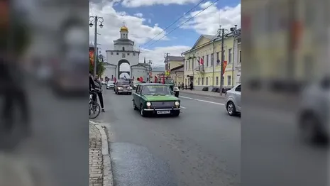 Автопробег в честь Дня Победы прошел во Владимире