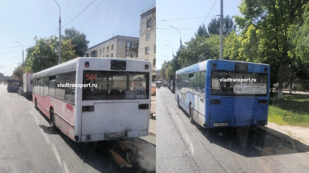 Во Владимире в Добром одновременно сломались два автобуса - День во