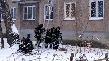 Во Владимире на пожаре в многоэтажке спасли пострадавшего