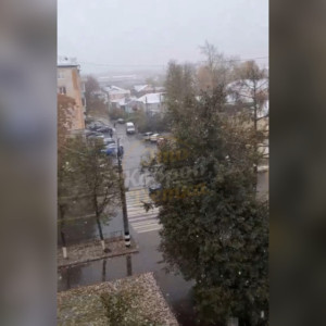В Коврове выпал первый снег