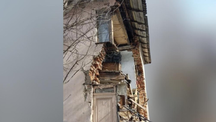 Появились фото с нового ракурса обрушившегося во Владимире дома