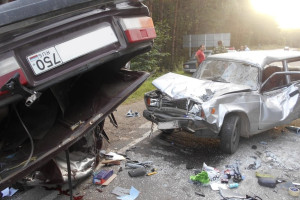 Очевидцы: шесть человек пострадали в аварии под Кольчугино