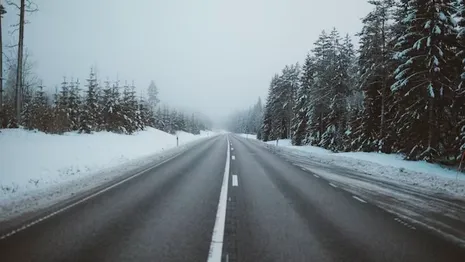 На трассе М-12 во Владимирской области спрогнозировали мокрый снег