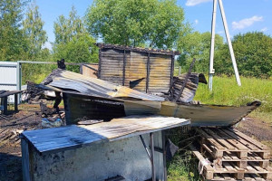 Во Владимирской области на пожаре погиб 35-летний мужчина