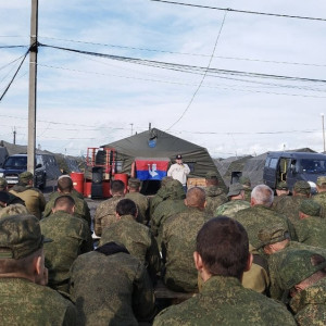 Певец Данко выступил в зоне СВО для бойцов из Владимирской области