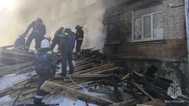 Во Владимире загорелась закрытая на ремонт школа №8