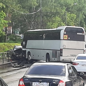 Туристический автобус с детьми попал в серьезное ДТП под Владимиром
