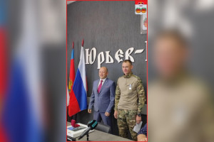 Контрактника из Владимирской области наградили за отвагу