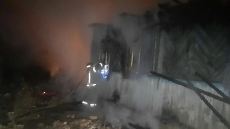 В поселке под Судогдой пожар уничтожил частный дом