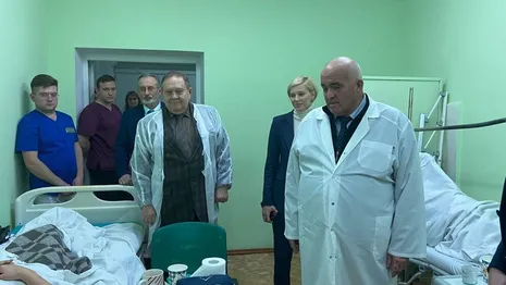 Губернатор Костромской области приехал в Александровскую РБ после ДТП с педагогами