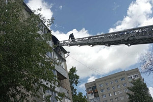 В Муроме через балкон 5 этажа вытащили мужчину из горящей квартиры