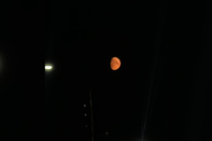 Над Владимиром взошла огромная огненная Луна
