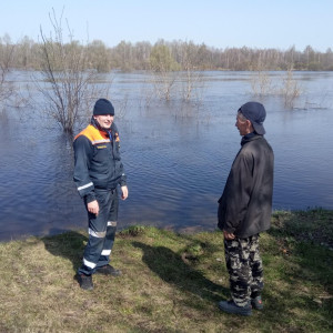 В Гороховце за сутки уровень воды в Клязьме вырос на 13 см