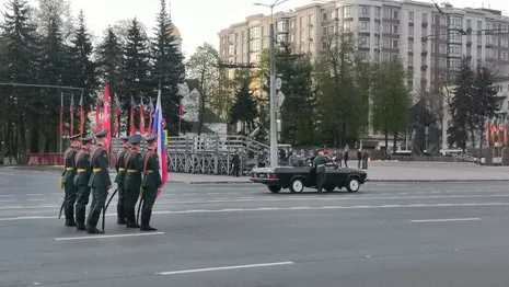 Во Владимире прошла первая репетиция военного парада
