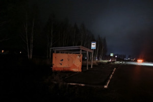 На остановке у деревни Зелени под Владимиром пообещали поставить фонари