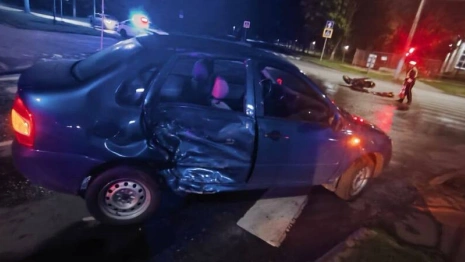 Водитель и пассажирка мотоцикла пострадали в ДТП с «Ладой» во Владимире