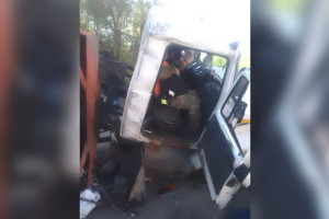 Пассажира ГАЗели зажало в кабине после аварии под Суздалем