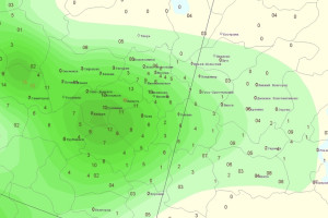 Во Владимирской области циклон «Зион» принес 43% от месячной нормы осадков