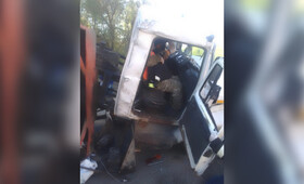 Пассажира ГАЗели зажало в кабине после аварии под Суздалем