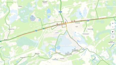 Пробка на М-7 Волга растянулась от Киржача до Покрова 