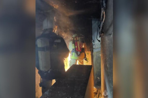 В Коврове при пожаре в первый день Нового года пострадали 2 человека