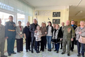 Во владимирской школе открыли мемориальную доску в честь погибшего в СВО капитана