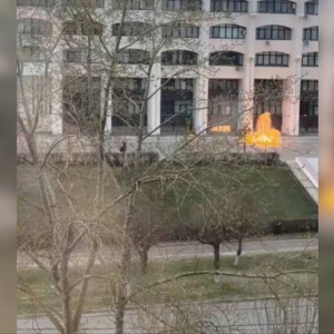 Поджигатель Белого дома во Владимире пытался покончить с собой при задержании