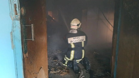 Во Владимирской области сгорел стекольный цех