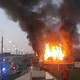 Мощный пожар охватил кафе в Лакинске