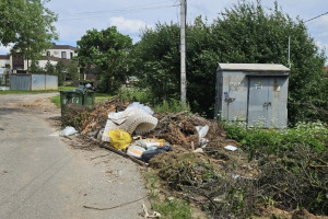 Во Владимире улица Солнечная утонула в мусоре