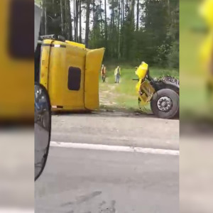 Во Владимирской области фуру разорвало на части после ДТП с КамАЗом